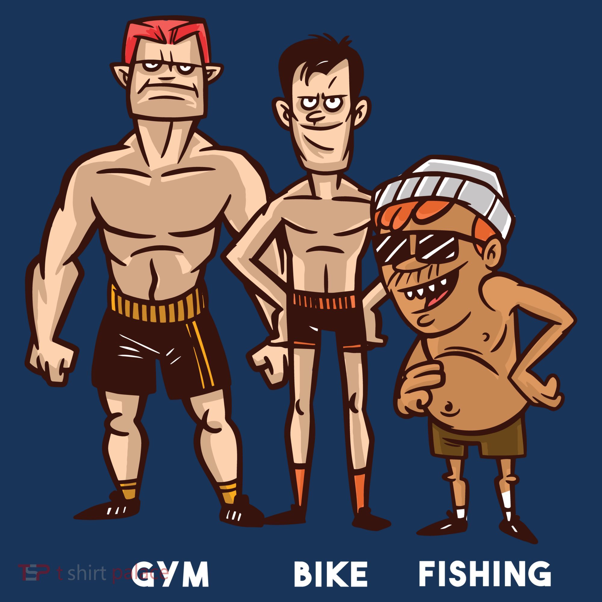 Gym Bike Fishing Funny Sweatshirt