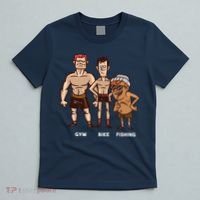 Gym Bike Fishing Funny T-Shirt thumb 5