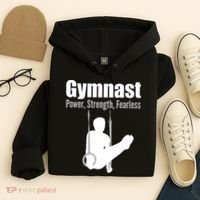 Gymnast Power Strength Fearless Hoodie thumb 4