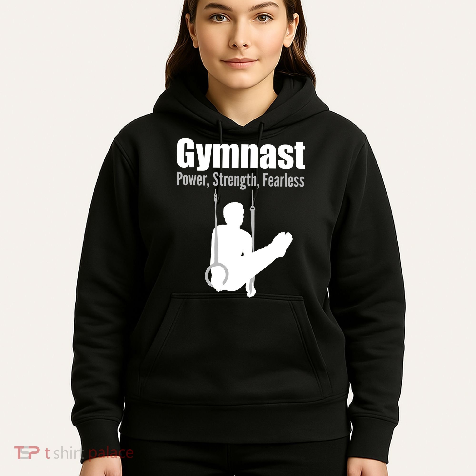 Gymnast Power Strength Fearless Hoodie