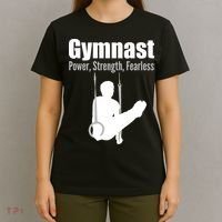 Gymnast Power Strength Fearless T-Shirt thumb 4