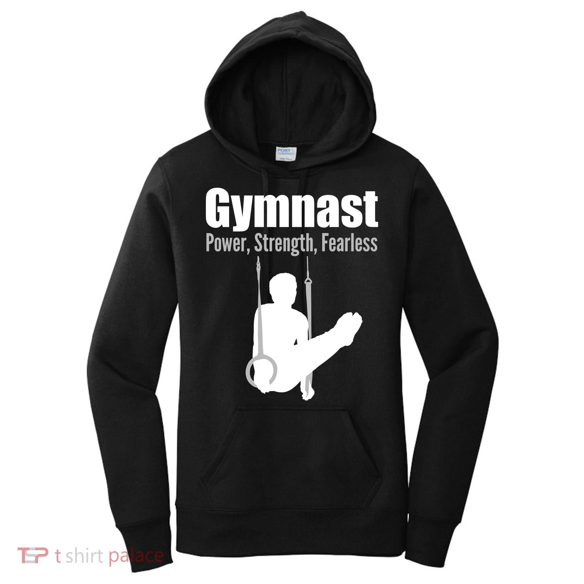 Gymnast Power Strength Fearless Women's Hoodie