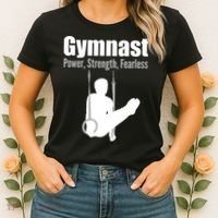 Gymnast Power Strength Fearless Women's T-Shirt thumb 2