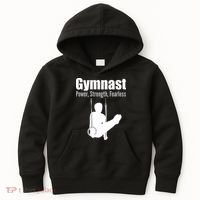 Gymnast Power Strength Fearless Kids Hoodie thumb 0
