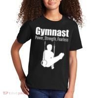 Gymnast Power Strength Fearless Kids T-Shirt thumb 2
