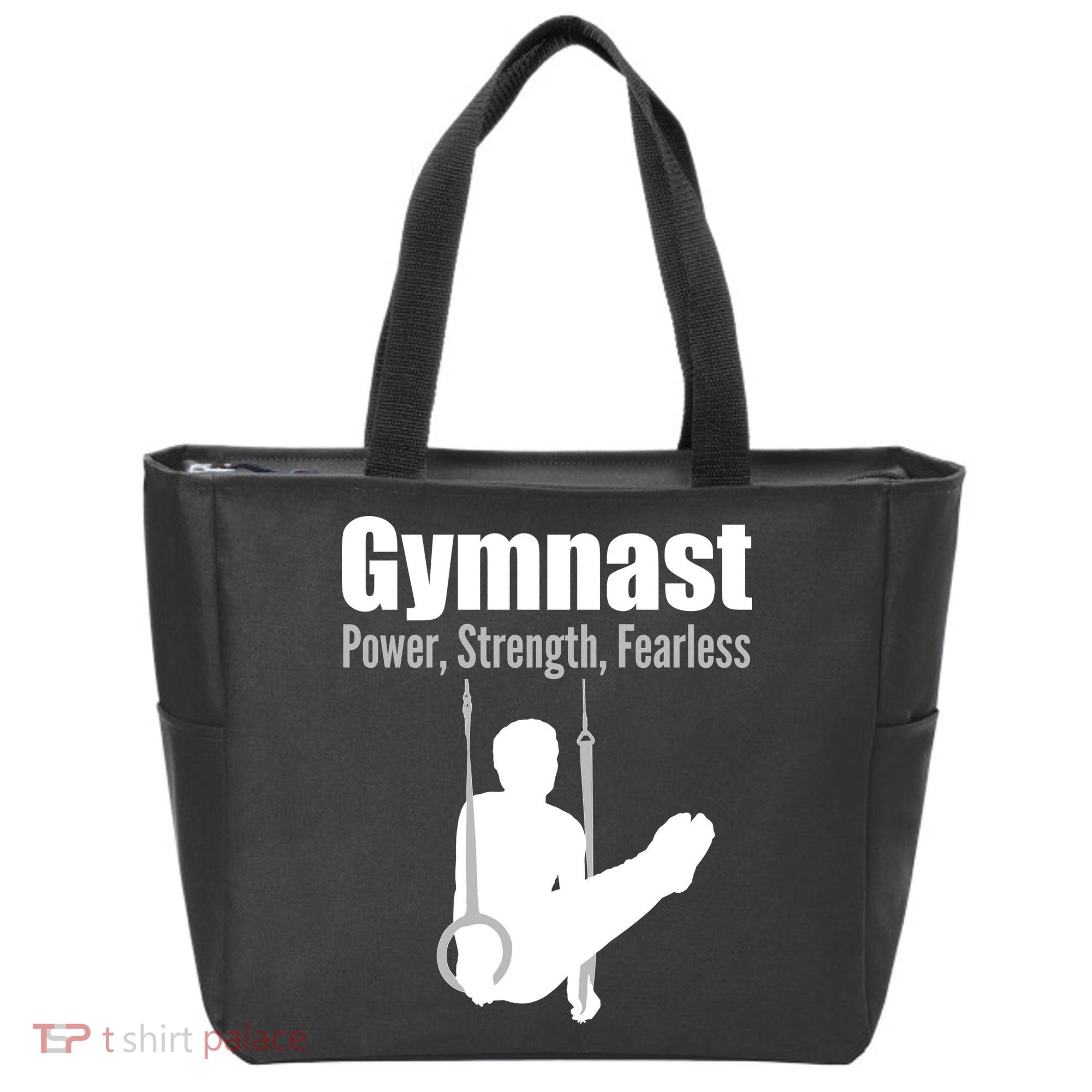 Gymnast Power Strength Fearless Tote Bag