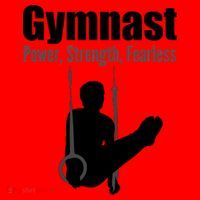 Gymnast Power Strength Fearless Santa Hat thumb 1