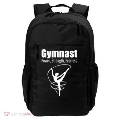 Gymnast Power Strength Fearless Rhythmic Gymnastics Backpack
