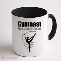 Gymnast Power Strength Fearless Rhythmic Gymnastics Coffee Mug thumb 1