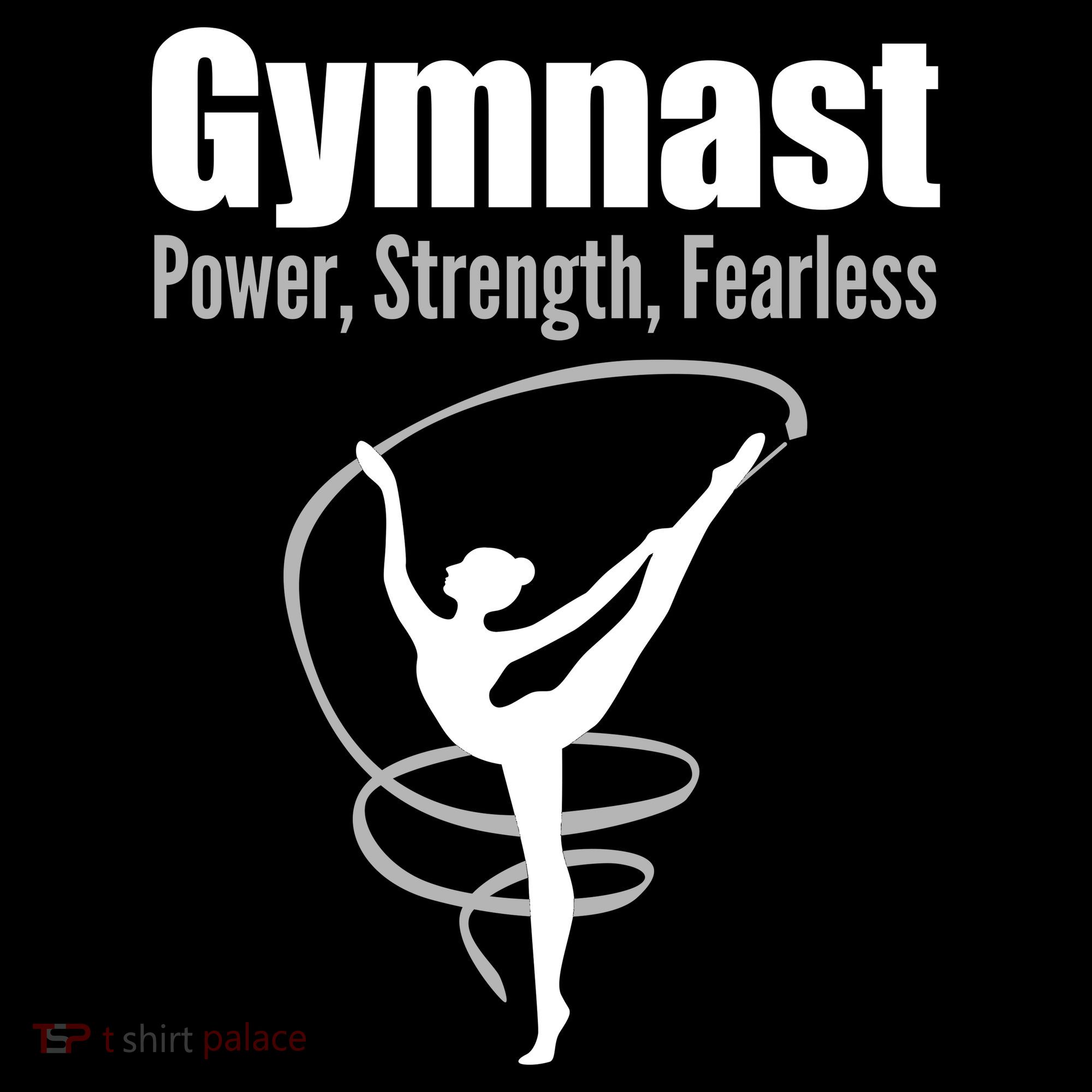 Gymnast Power Strength Fearless Rhythmic Gymnastics Women's Hoodie