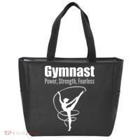 Gymnast Power Strength Fearless Rhythmic Gymnastics Tote Bag thumb 0