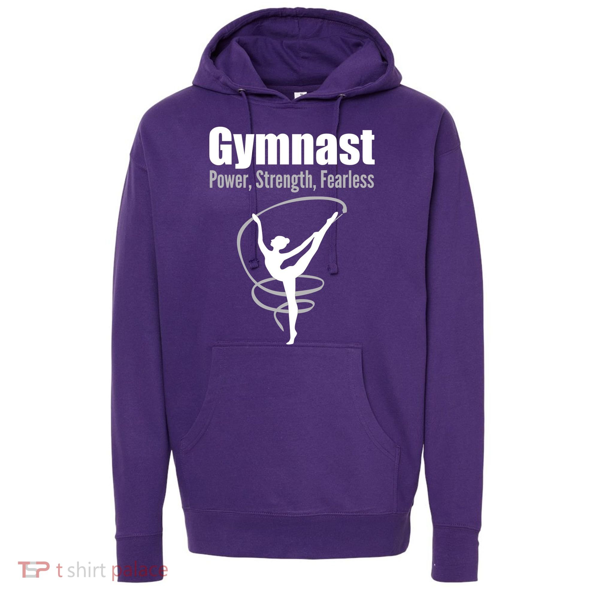 Gymnast Power Strength Fearless Rhythmic Gymnastics Hoodie