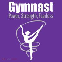 Gymnast Power Strength Fearless Rhythmic Gymnastics Long Sleeve Shirt thumb 2