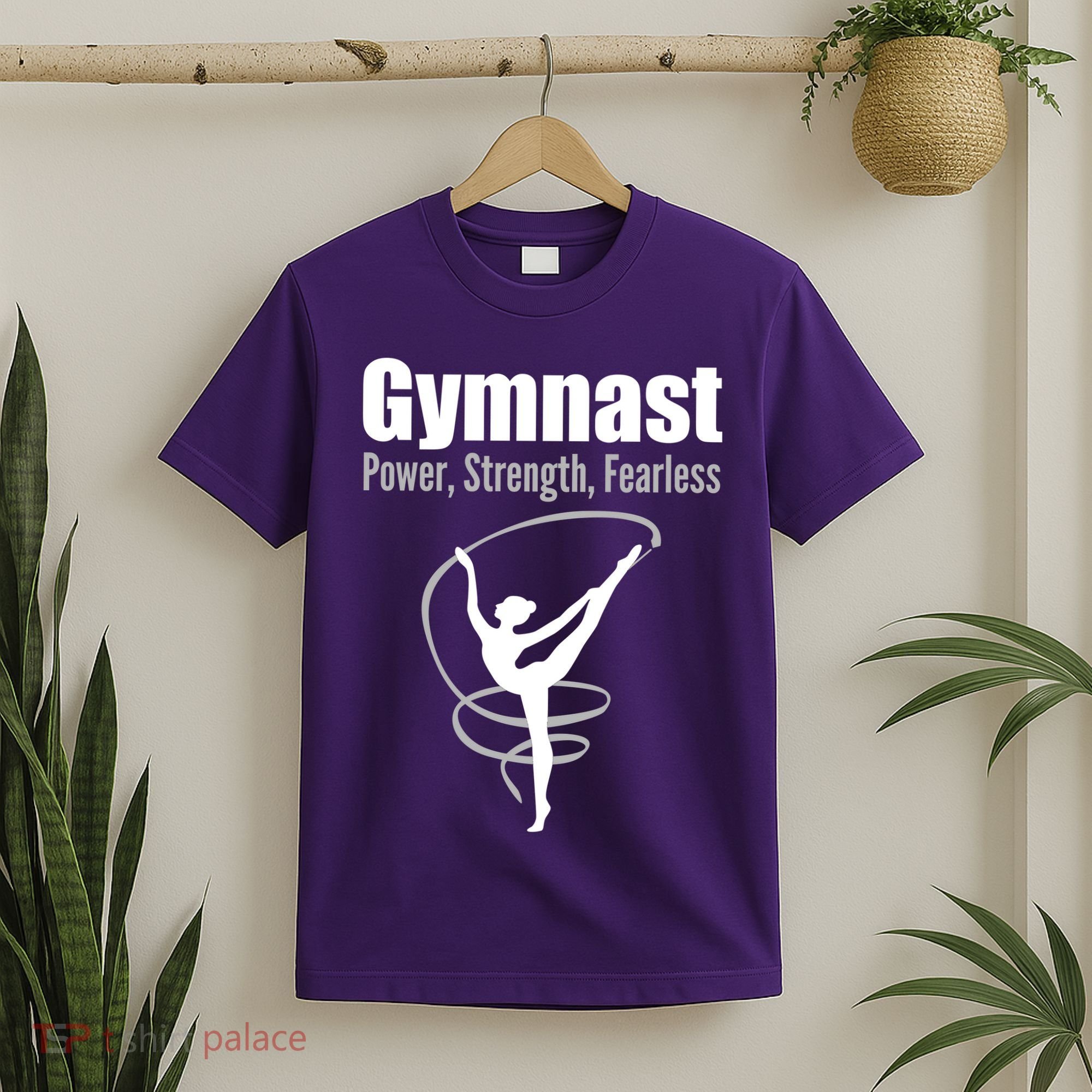 Gymnast Power Strength Fearless Rhythmic Gymnastics T-Shirt