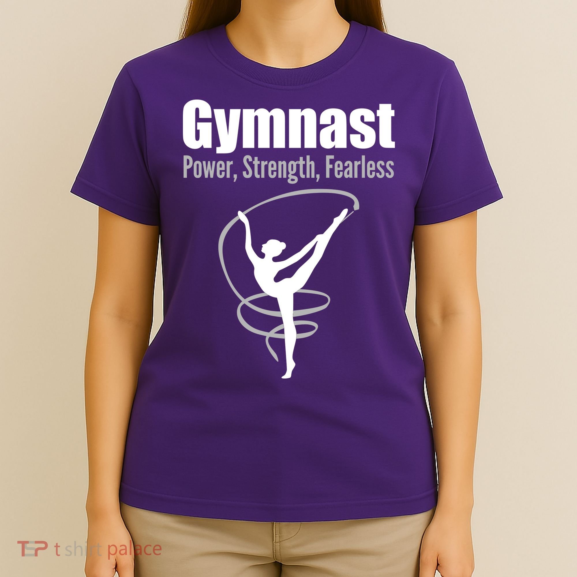 Gymnast Power Strength Fearless Rhythmic Gymnastics T-Shirt