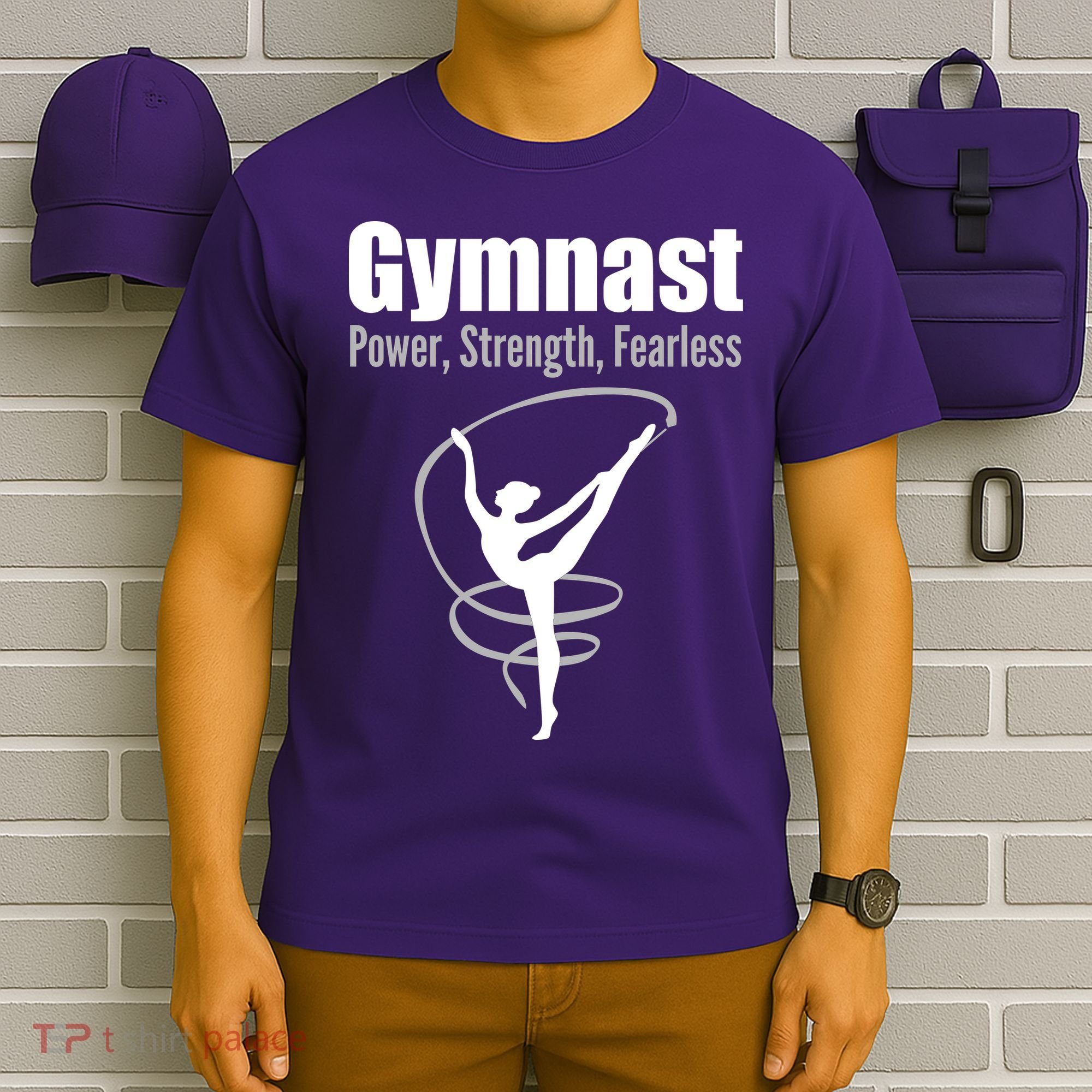 Gymnast Power Strength Fearless Rhythmic Gymnastics T-Shirt