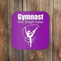 Gymnast Power Strength Fearless Rhythmic Gymnastics Coaster thumb 0