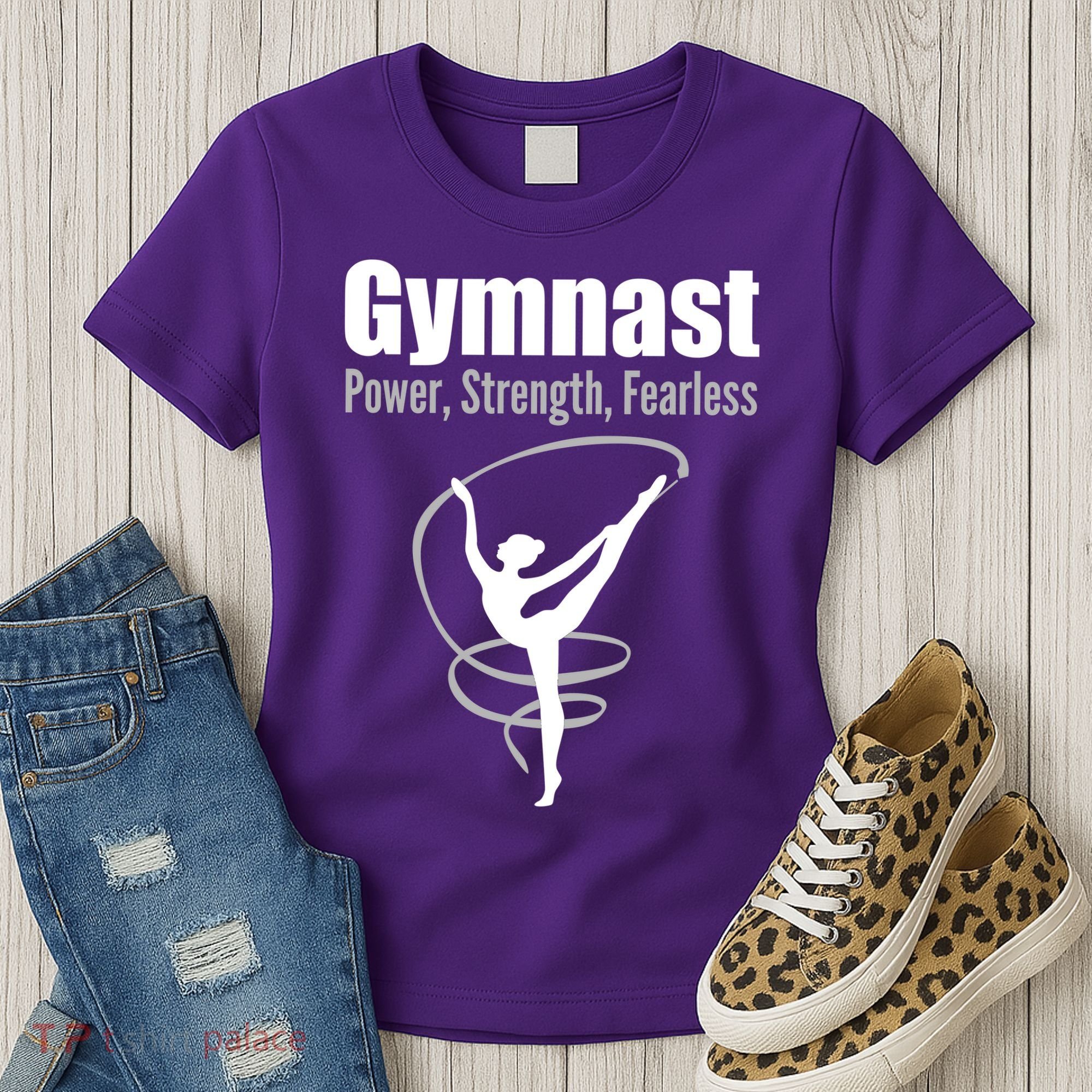 Gymnast Power Strength Fearless Rhythmic Gymnastics Women's T-Shirt