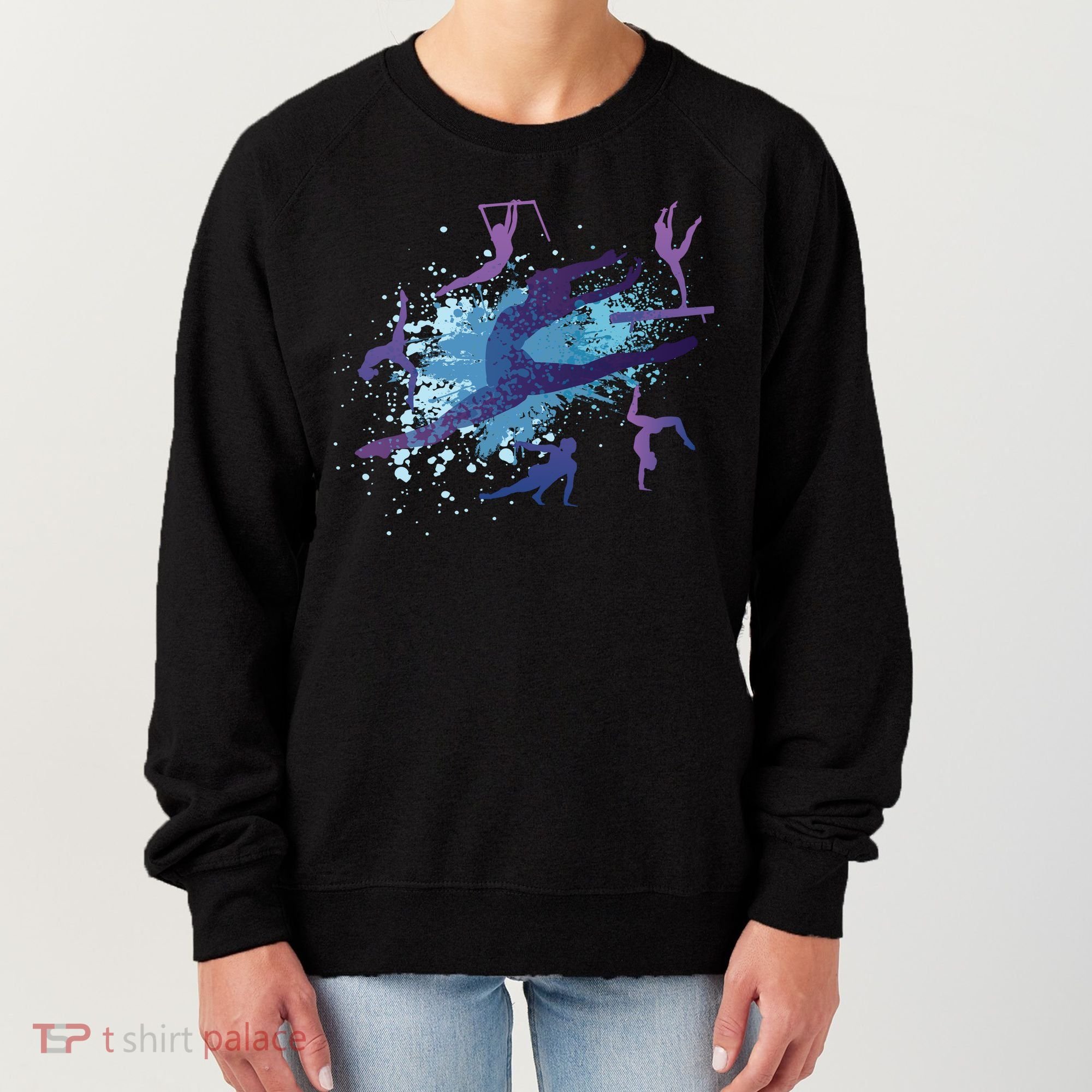 Gymnast Silhouettes  Women's Sweatshirt