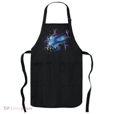 Gymnast Silhouettes  Apron