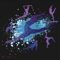 Gymnast Silhouettes  Apron thumb 3