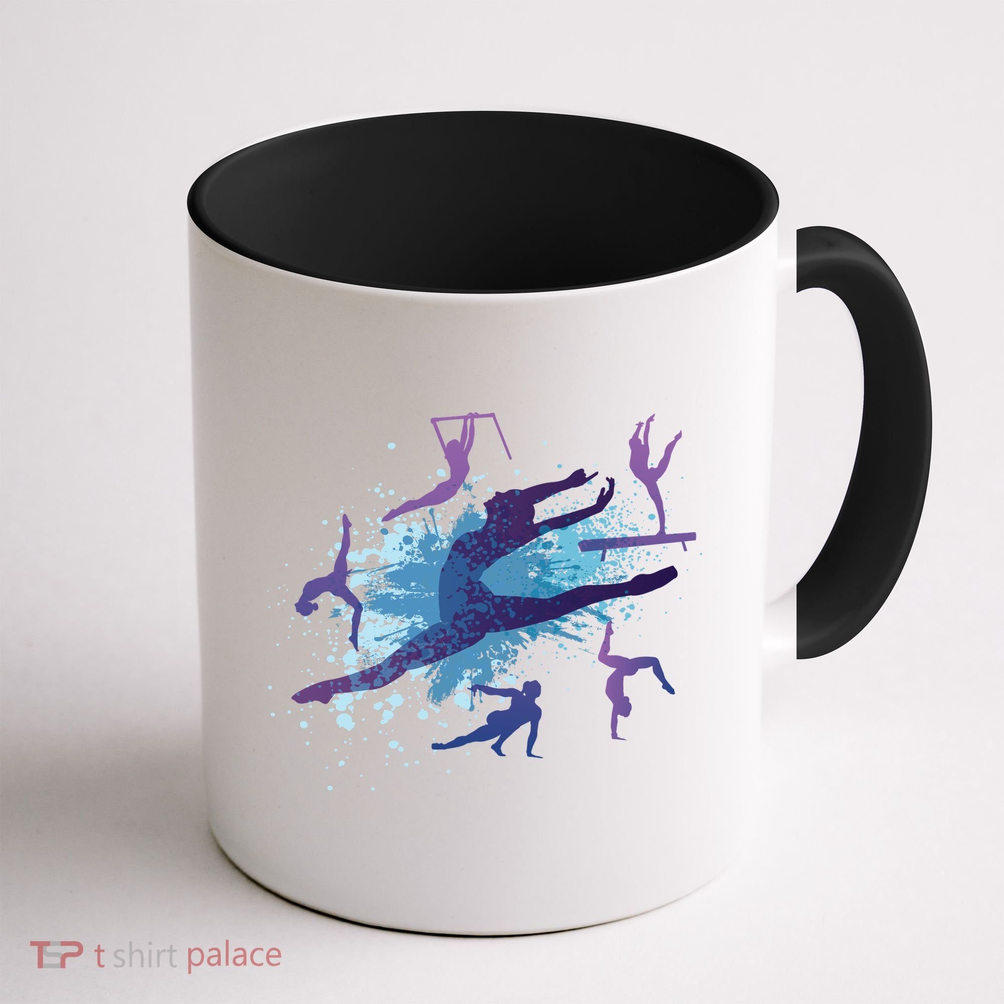 Gymnast Silhouettes  Coffee Mug
