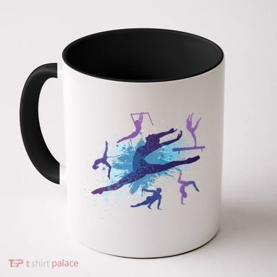 Gymnast Silhouettes  Coffee Mug