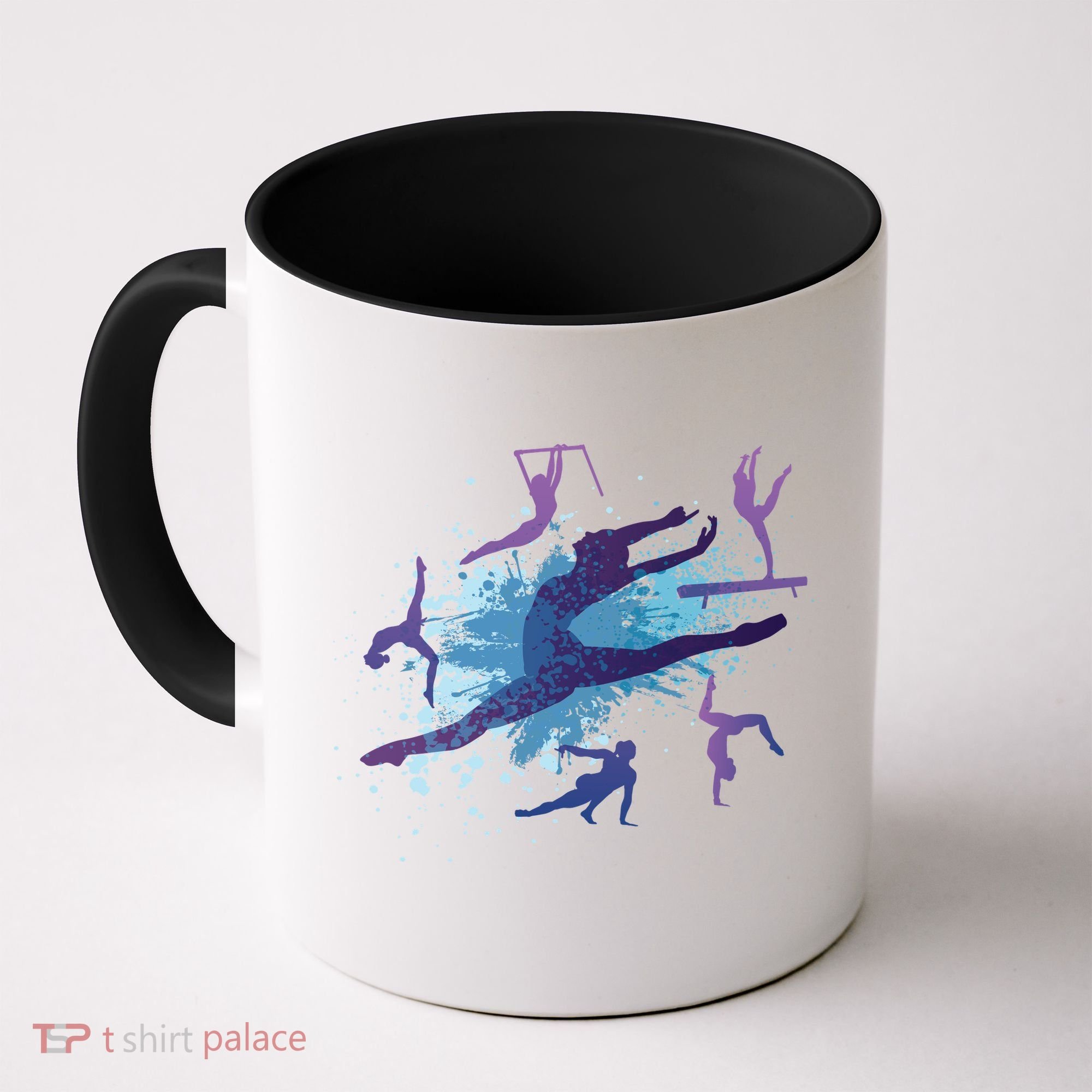 Gymnast Silhouettes  Coffee Mug