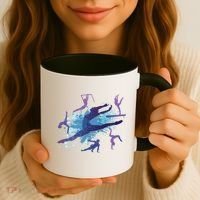 Gymnast Silhouettes  Coffee Mug thumb 3