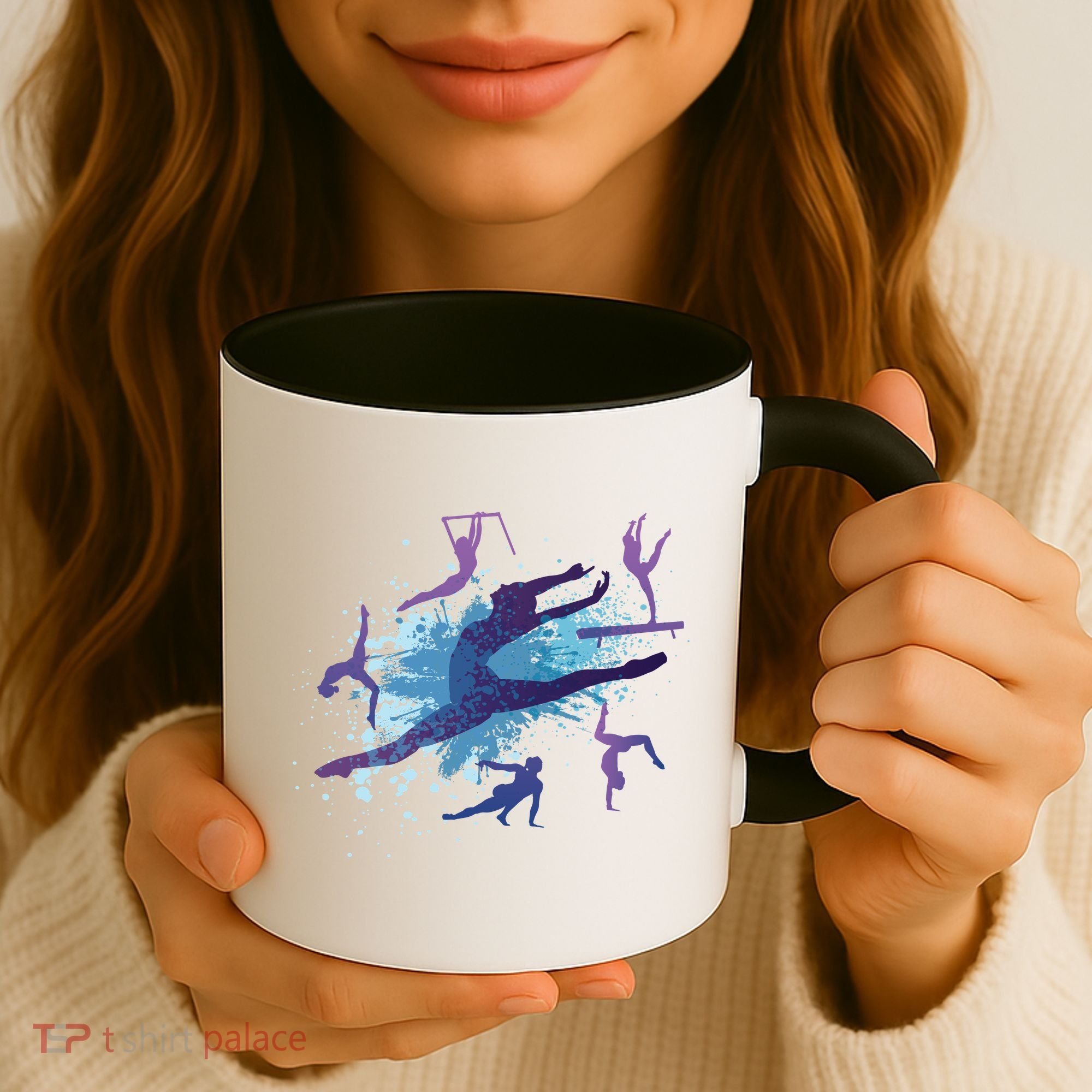 Gymnast Silhouettes  Coffee Mug