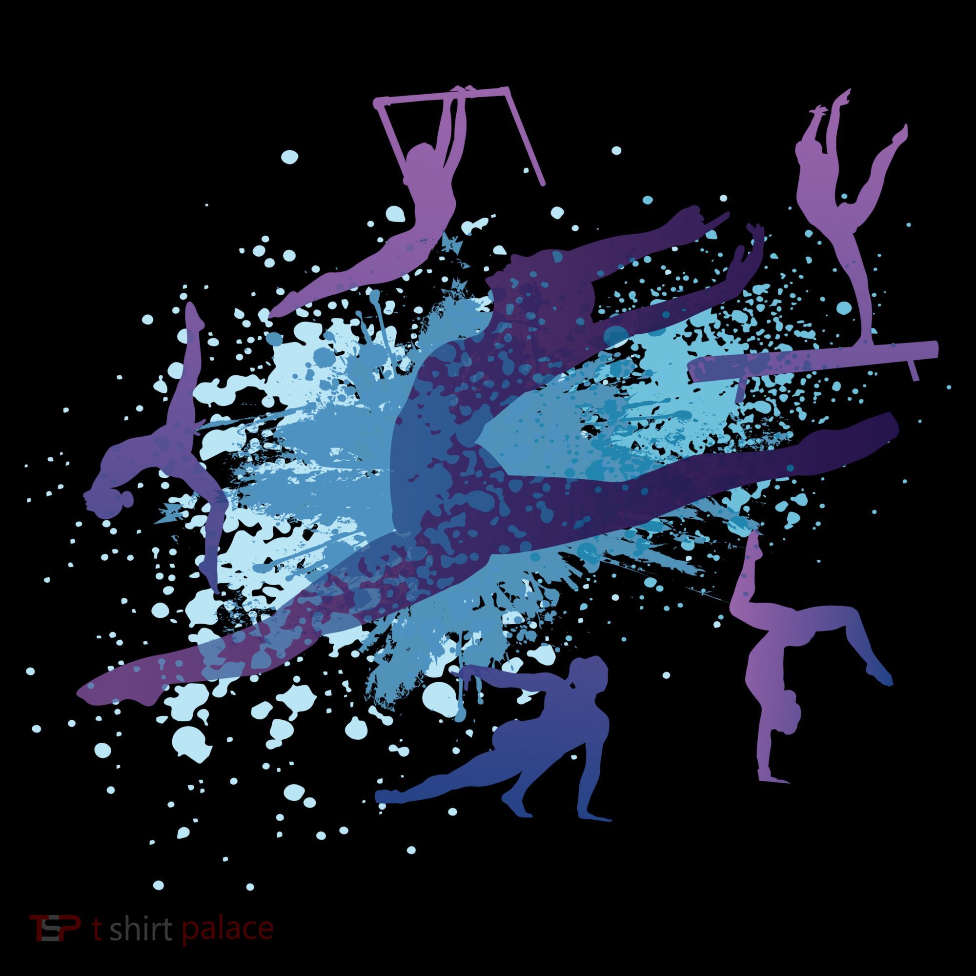Gymnast Silhouettes  Coffee Mug