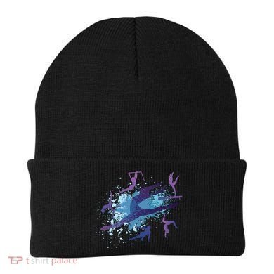 Gymnast Silhouettes  Beanie