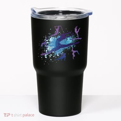 Gymnast Silhouettes  Tumbler