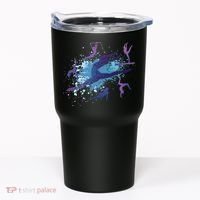 Gymnast Silhouettes  Tumbler thumb 0