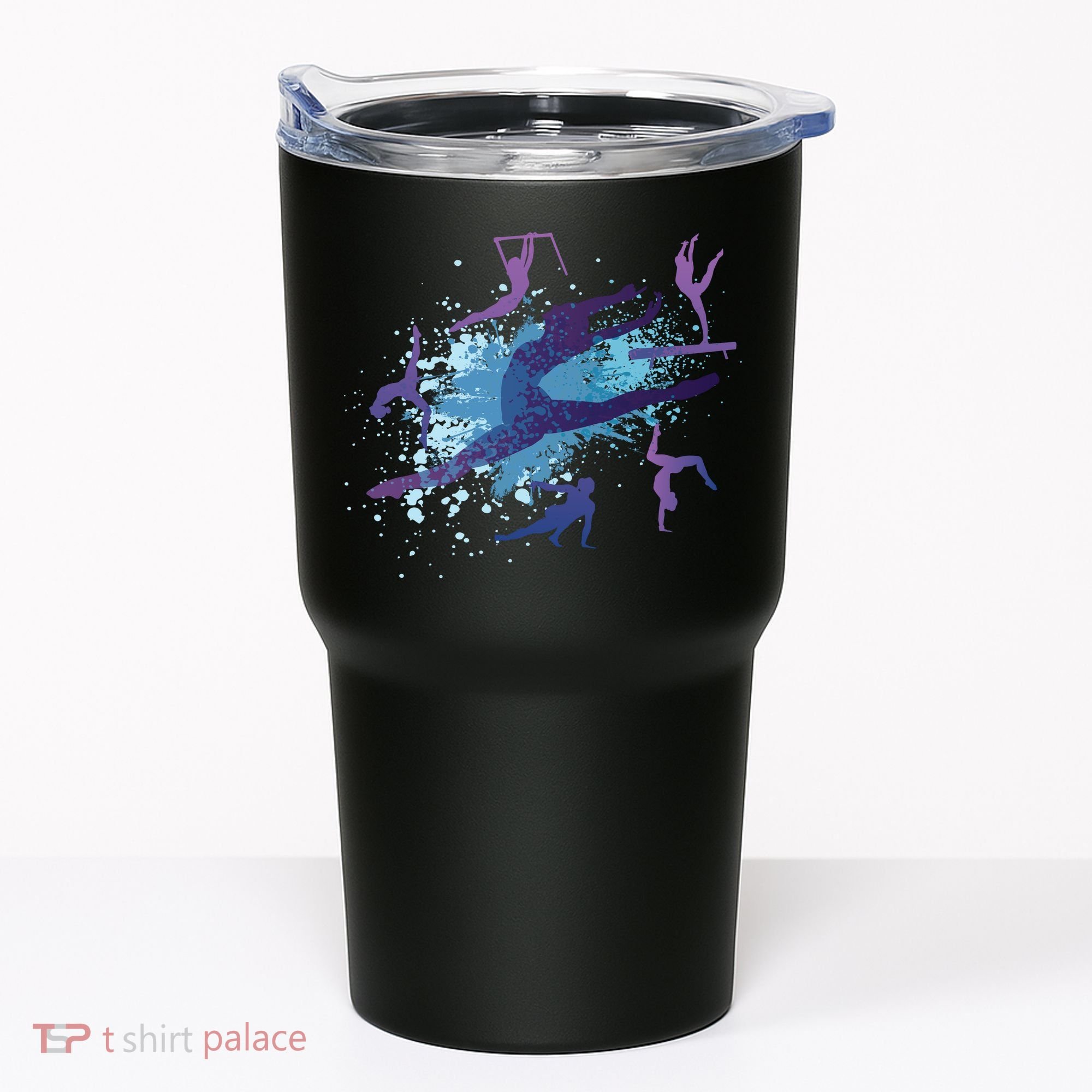 Gymnast Silhouettes  Tumbler