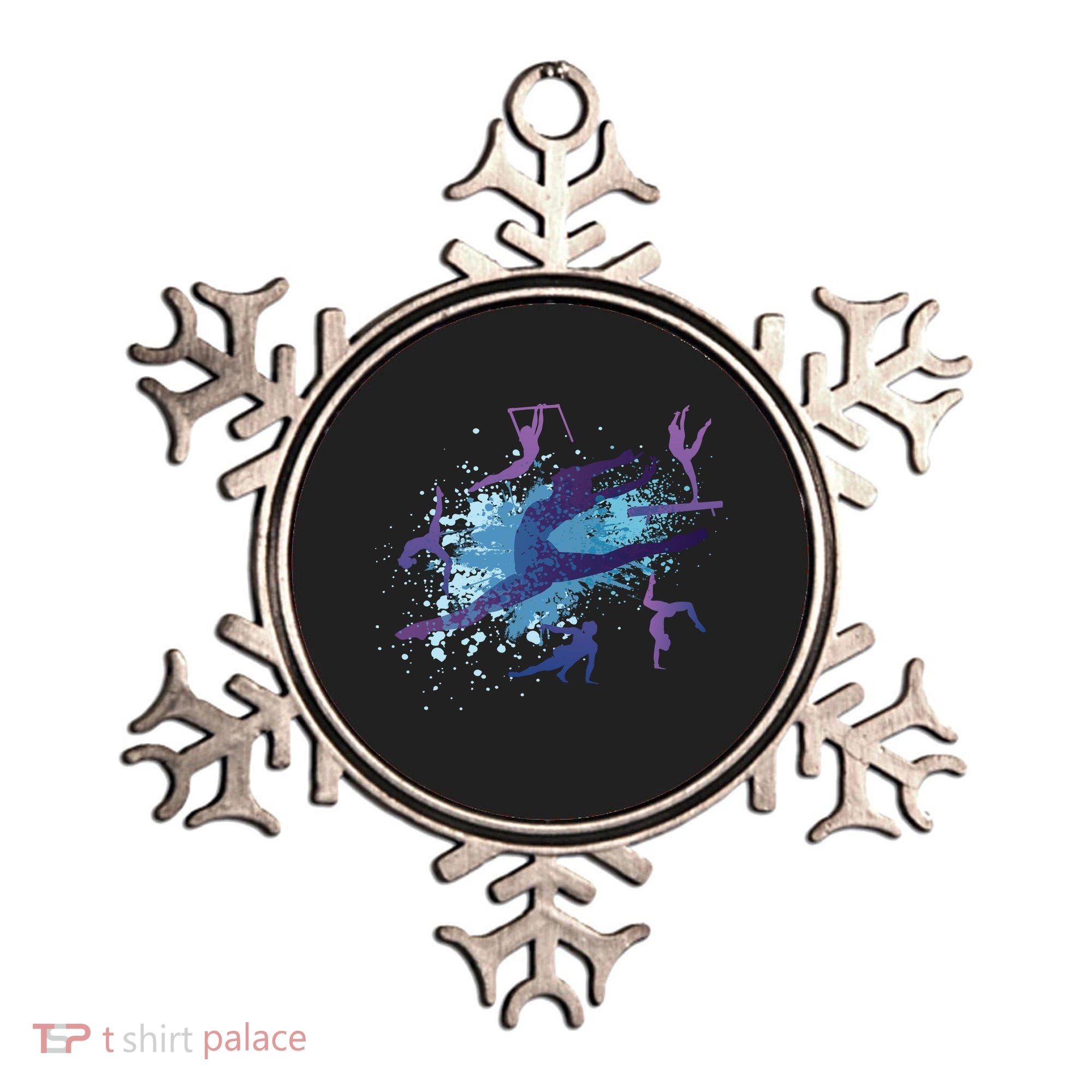 Gymnast Silhouettes  Ornament