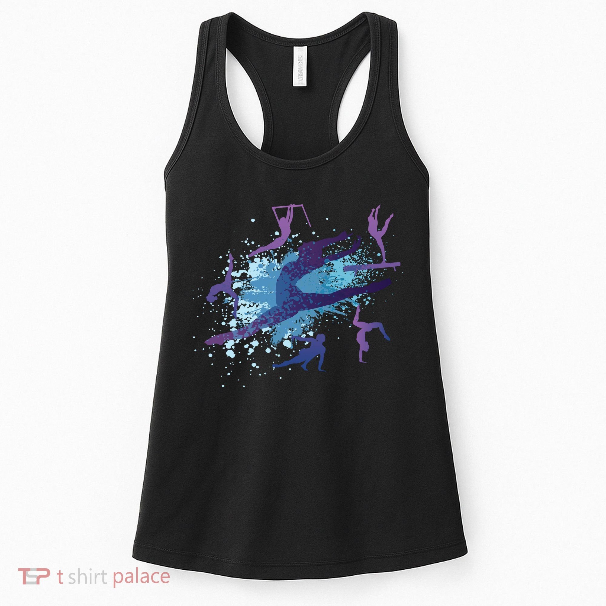 Gymnast Silhouettes  Women's Tank Top