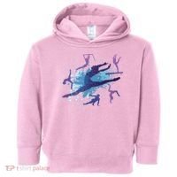 Gymnast Silhouettes  Toddler Hoodie thumb 0
