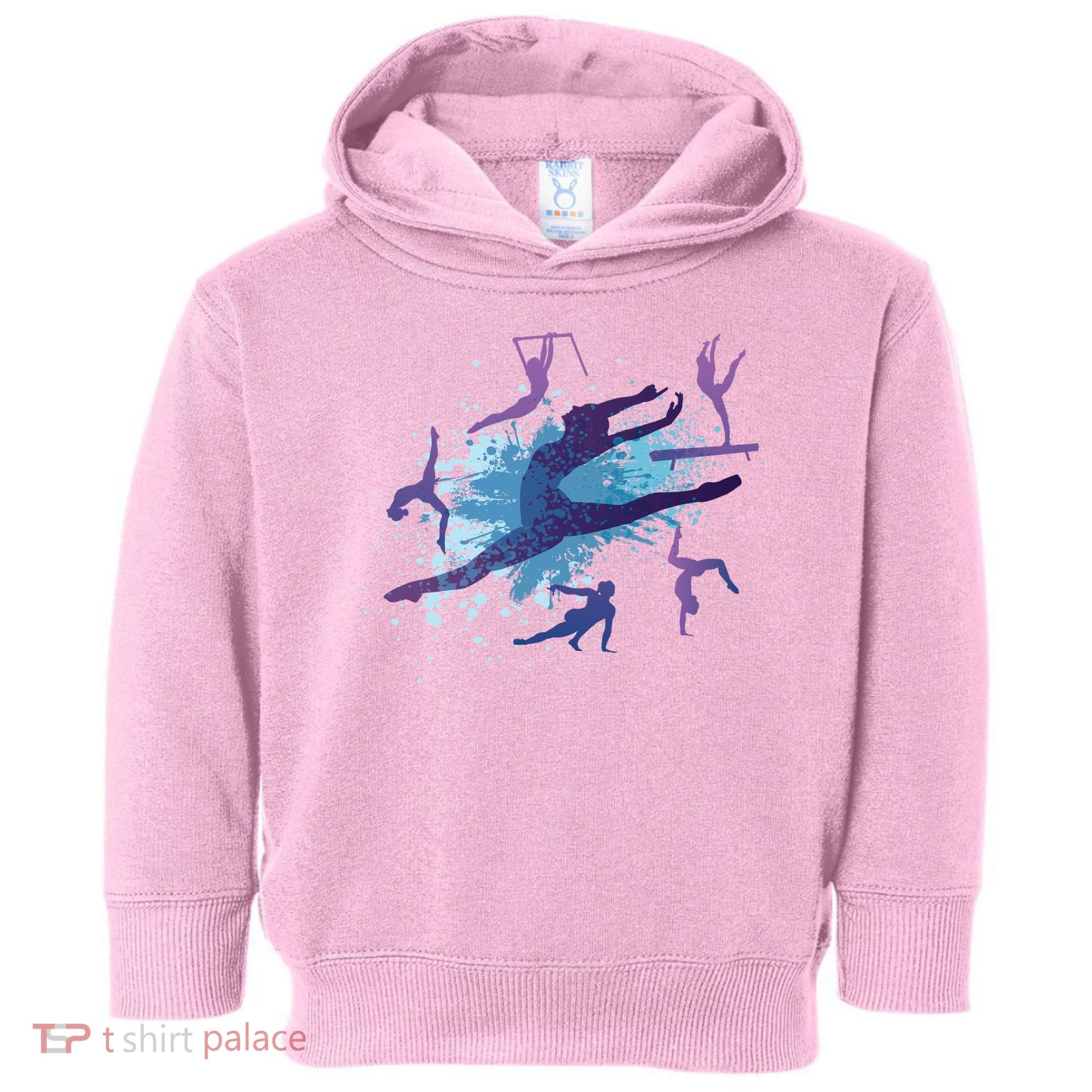 Gymnast Silhouettes  Toddler Hoodie