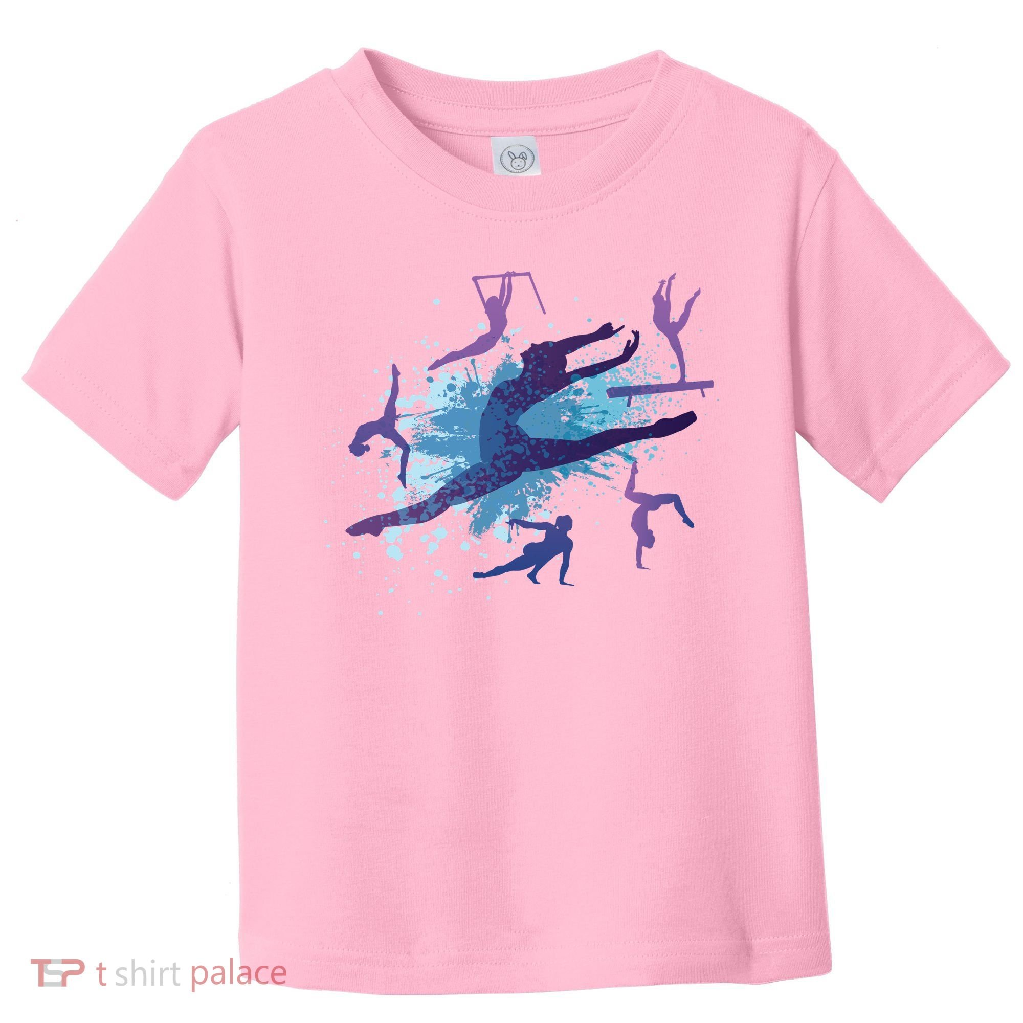 Gymnast Silhouettes  Toddler T-Shirt