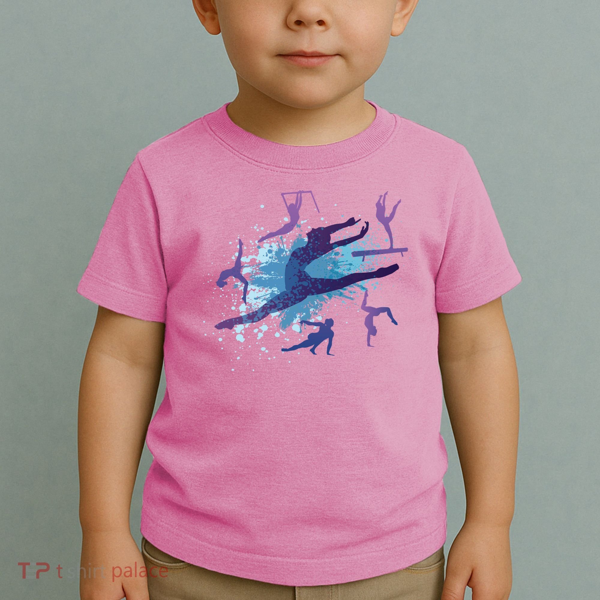 Gymnast Silhouettes  Toddler T-Shirt