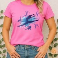 Gymnast Silhouettes  Women's T-Shirt thumb 2