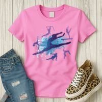 Gymnast Silhouettes  Women's T-Shirt thumb 3