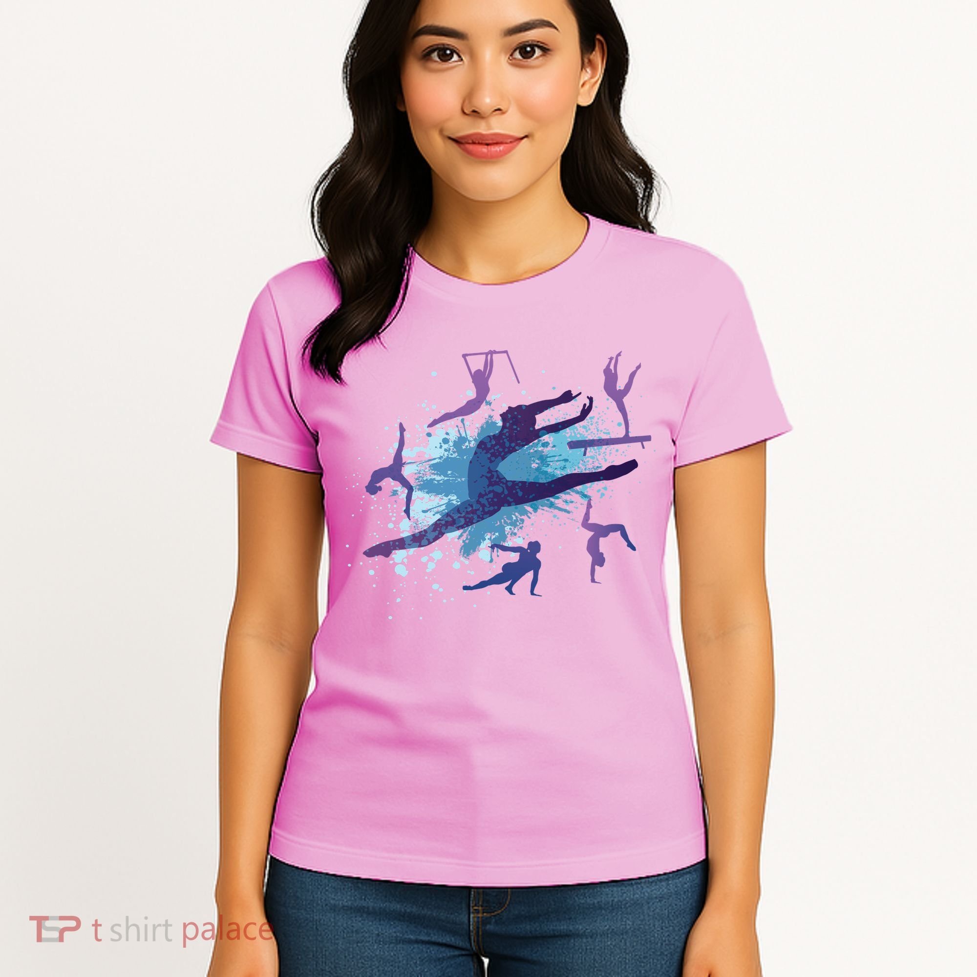 Gymnast Silhouettes  Women's T-Shirt