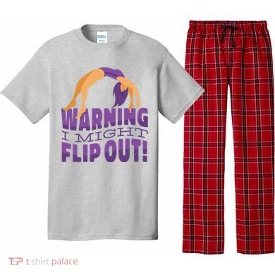 Gymnast Warning Pajama Set