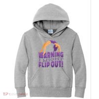 Gymnast Warning Kids Hoodie thumb 0