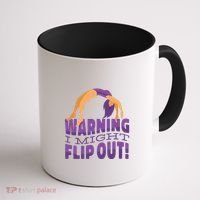 Gymnast Warning Coffee Mug thumb 1