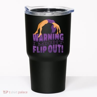 Gymnast Warning Tumbler
