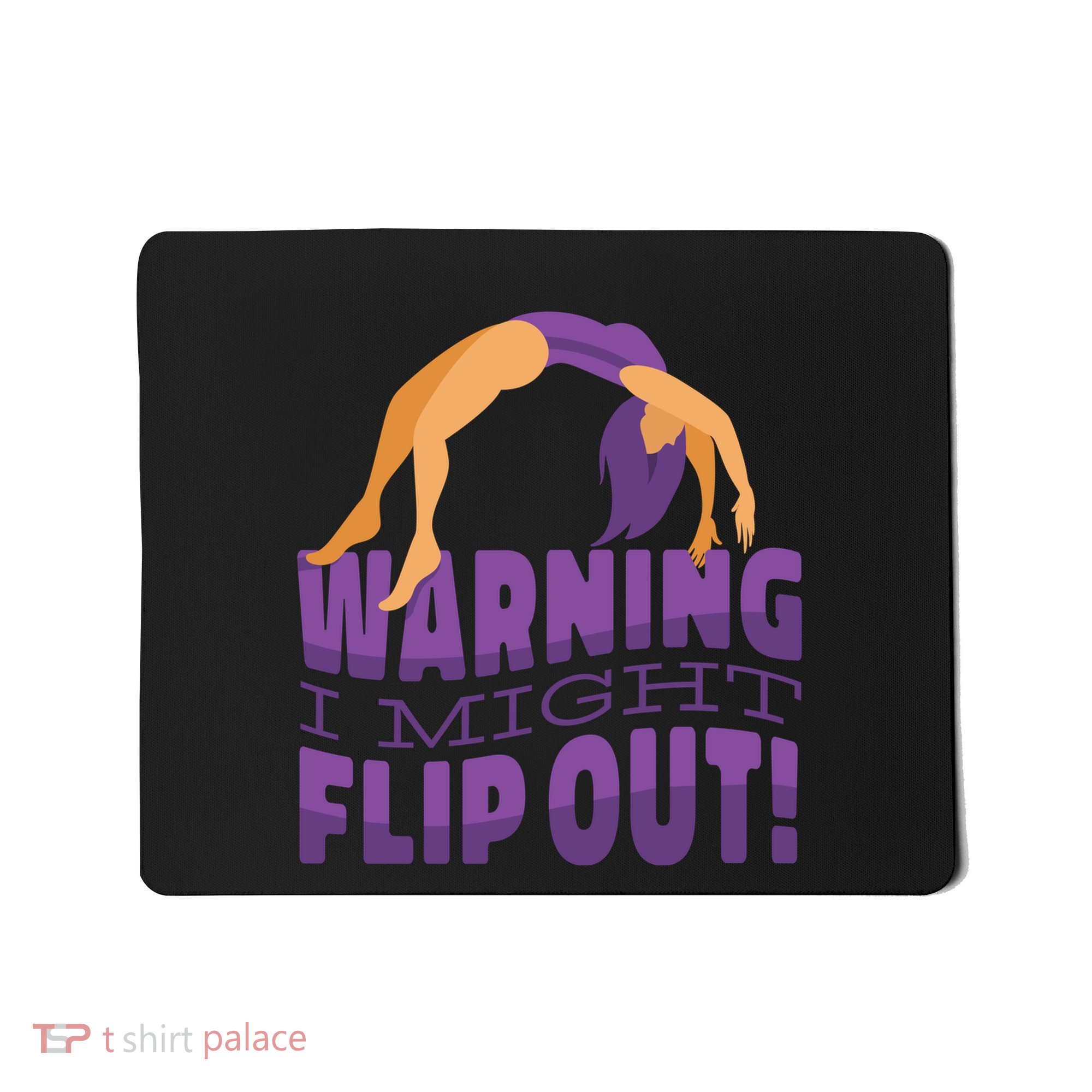 Gymnast Warning Mousepad