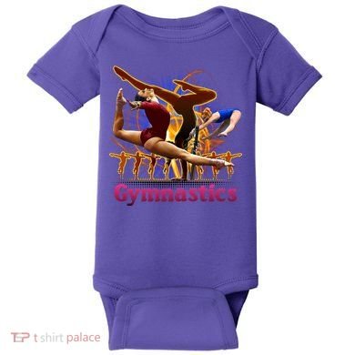 Gymnastics Logo Baby Bodysuit